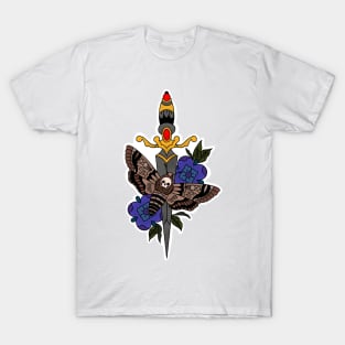 Moth and Dagger T-Shirt